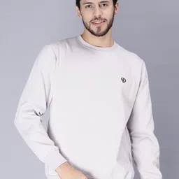 WE PERFECT Round Neck Fleece Sweatshirt-picture-43