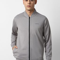 Louis Philippe Sport Men Grey Sweatshirt-image-85