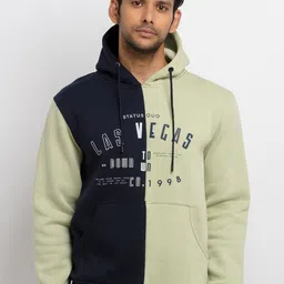 Status Quo Men Navy Blue Colourblocked Sweatshirt-image-13