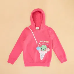Pantaloons Junior Girls Graphic Printed Cotton Sweatshirt-picture-15