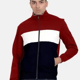 t-base Colourblocked Front-Open Sweatshirt-picture-14