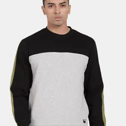 t-base Men Colourblocked Pullover Sweatshirt-picture-47