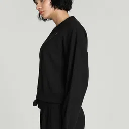 Puma HER Logo Printed Cotton Pullover Sweatshirt-image-18