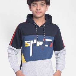 Crimsoune Club Boys Colourblocked Hooded Sweatshirt-picture-19