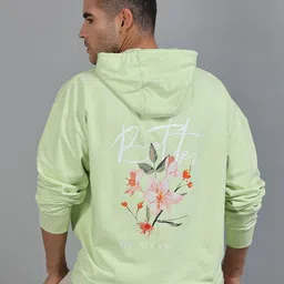 SILISOUL Floral Printed Hooded Oversized Cotton Casual Sweatshirt-picture-17