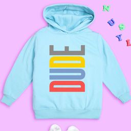 NUSYL Kids Typography Printed Hooded Sweatshirt-picture-53