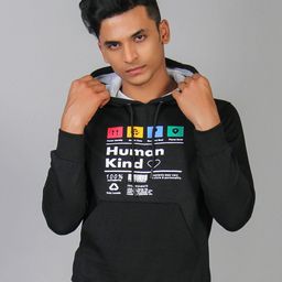 MABYN Typography Printed Hooded Sweatshirt-image-48