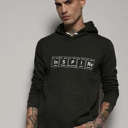 Campus Sutra Typography Printed Hooded Cotton Sweatshirt-image-55