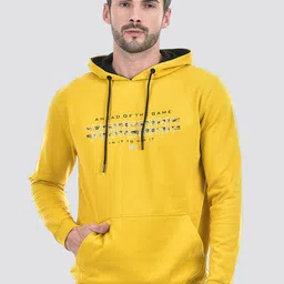 Lawman pg3 Typography Printed Hooded Long Sleeves Zip Detail Pullover Sweatshirt-image-44