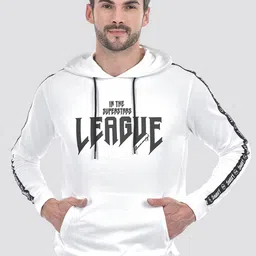 Lawman pg3 Typography Printed Hooded Long Sleeves Cotton Pullover Sweatshirt-picture-13