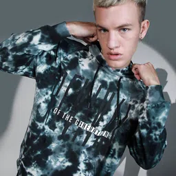 Hubberholme Typography Printed Hooded Long Sleeves Sweatshirt-image-63