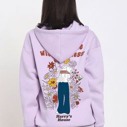 Bewakoof Typography Printed Oversized Hooded Pullover Sweatshirt-image-83