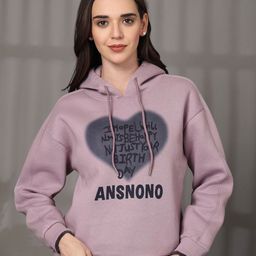 Juelle Women Winterwear Typography Printed Hooded Sweatshirt-image-19