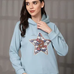 Juelle Women Winterwear Graphic Printed Hooded Pullover Sweatshirt-image-45
