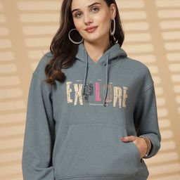 Juelle Women Winterwear Typography Printed Hooded Pullover Sweatshirt-image-50