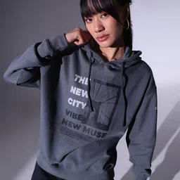 Hubberholme Typography Printed Hooded Sweatshirt-image-51