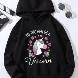StyleCast Girls Unicorn Printed Hood Pullover Sweatshirt-picture-13