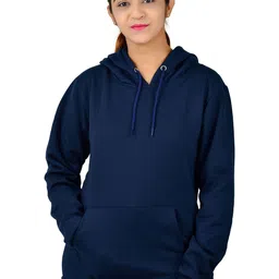 Divra Clothing Hooded Fleece Pullover Sweatshirt-image-10