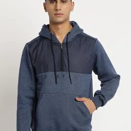 Turtle Men Colourblocked Hooded Pullover Sweatshirt-image-52