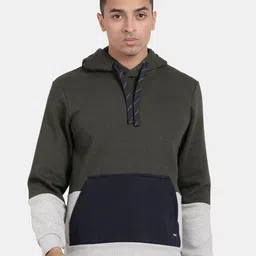 t-base Colourblocked Hooded Pullover Sweatshirt-picture-15