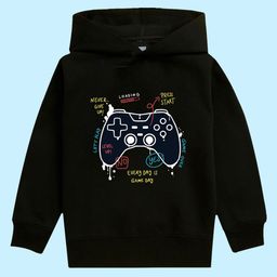 BAESD Kids Graphic Printed Hooded Fleece Pullover-picture-27