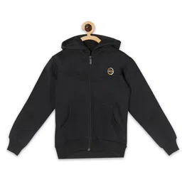 Fashionable Kids Hooded Fleece Front-Open Sweatshirt-image-64