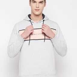 Duke Men Typography Printed Hooded Fleece Sweatshirt-image-29