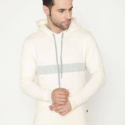 Bonjour Hooded Cotton Pullover Sweatshirt-image-62