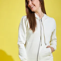 98 Degree North Hooded Fleece Front-Open Sweatshirt-image-11