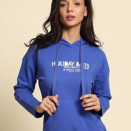 Van Heusen Typography Printed Hooded Pullover Sweatshirt-image-91