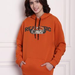 Imsa Moda Graphic Printed Hooded Fleece Pullover-image-90