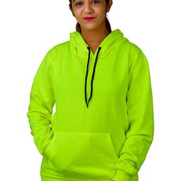 Divra Clothing Unisex Long Sleeves Fleece Hooded Pullover Sweatshirt-16