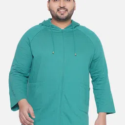 Santonio Plus Size Hooded Cotton Sweatshirt-picture-23