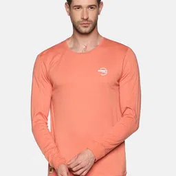 SHOWOFF Men Peach-Coloured Sweatshirt-picture-23