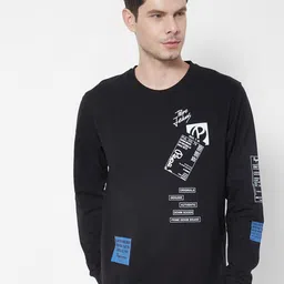 Pepe Jeans Men Black Printed Sweatshirt-image-39