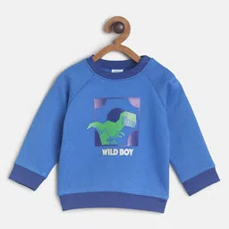 MINI KLUB Boys Blue Animal Graphics Sweatshirt-image-91