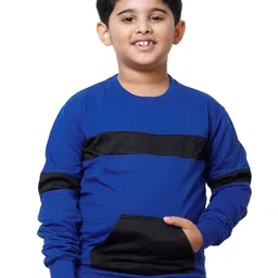 IndiWeaves Boys Striped Fleece Pullovers-picture-17