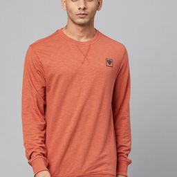 Club York Men Rust Cotton Sweatshirt-image-51
