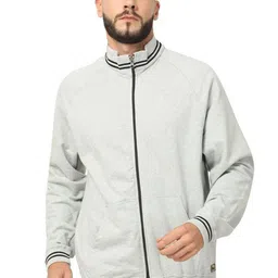 Plutus High Neck Front-Open Sweatshirt-picture-6