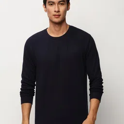 SHOWOFF Round Neck Pullover Cotton Sweatshirt-image-82