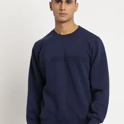 Turtle Men Typography Printed Pullover Sweatshirt-picture-3