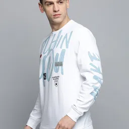 SHOWOFF Typography Printed Cotton Sweatshirt image 3