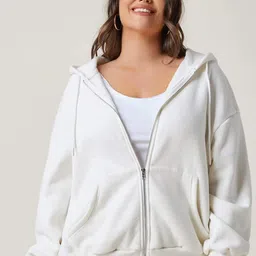 Kotty Hooded Front-Open Sweatshirt image 3