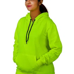 Divra Clothing Unisex Long Sleeves Fleece Hooded Pullover Sweatshirt image 4