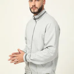 Plutus High Neck Front-Open Sweatshirt image 3