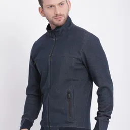 t-base Mock Collar Front-Open Sweatshirt image 2
