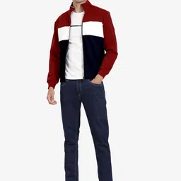 t-base Colourblocked Front-Open Sweatshirt image 2