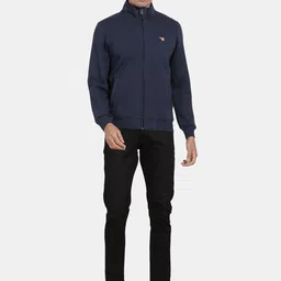 t-base Men Solid Front Open Sweatshirt image 5