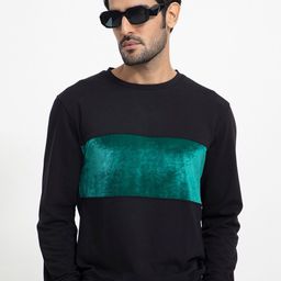 RARE RABBIT Men Tide Colourblocked Sweatshirt-picture-14