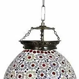 Handcrafted mosaic decorated glass hanging light Pendants Ceiling Lamp Pendants Ceiling Lamp-image-6